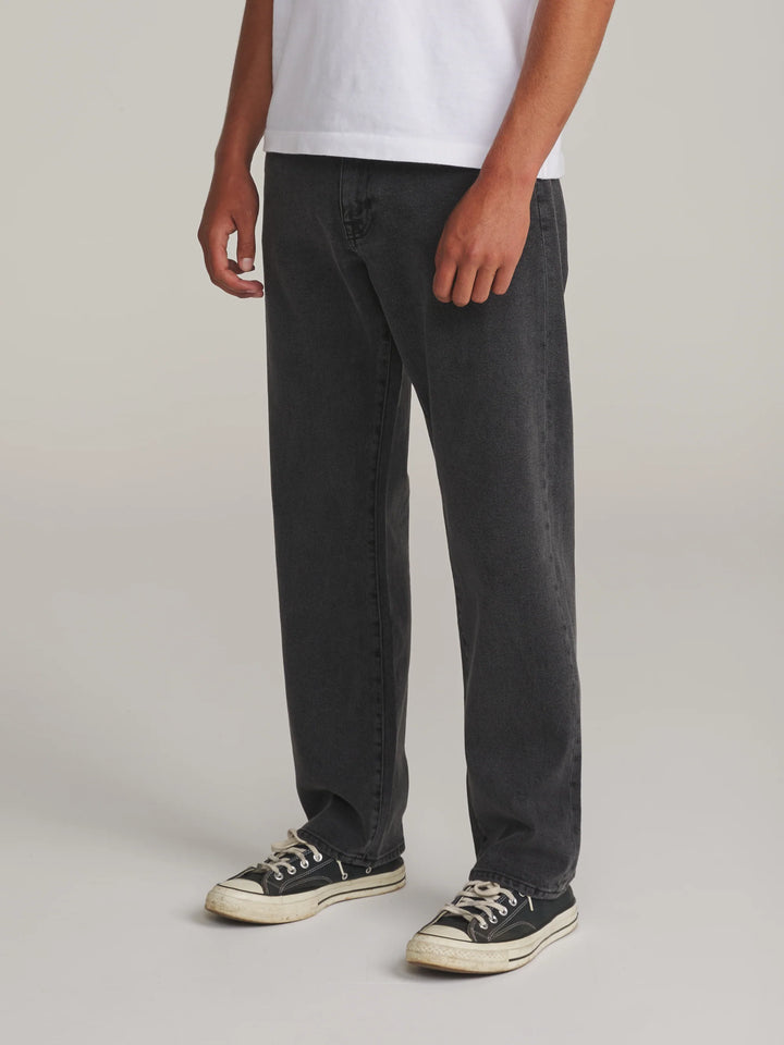 Katin Men's George 64 Relaxed Jean - Washed Black - Sun Diego Boardshop
