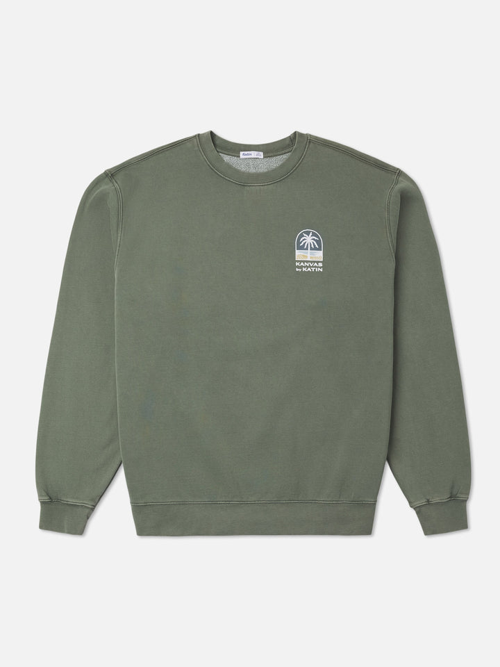Katin Men's Passage Crew - Clover Vintage Wash - Sun Diego Boardshop