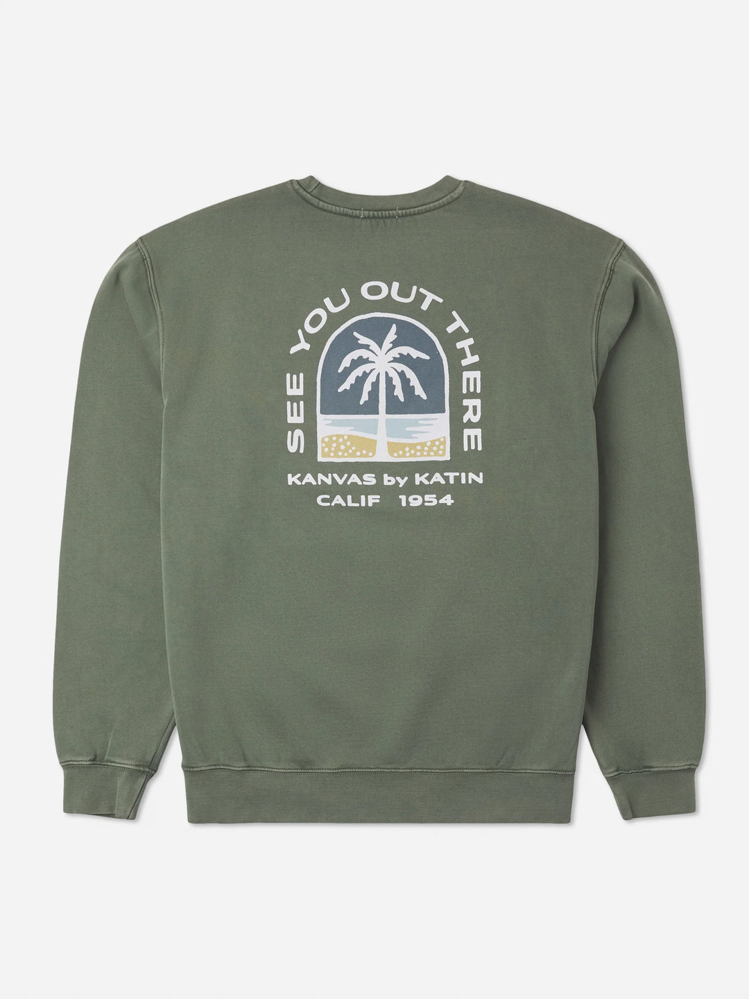 Katin Men's Passage Crew - Clover Vintage Wash - Sun Diego Boardshop