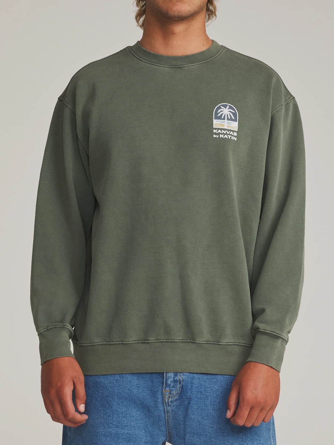 Katin Men's Passage Crew - Clover Vintage Wash - Sun Diego Boardshop