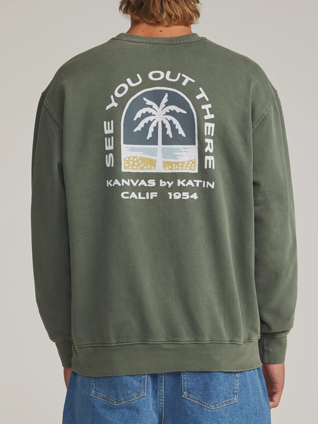 Katin Men's Passage Crew - Clover Vintage Wash - Sun Diego Boardshop