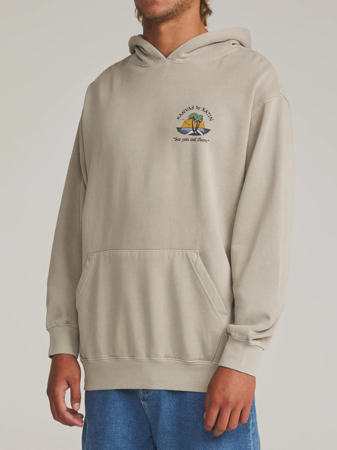 Katin Men's Salina Hood - Cement Vintage Wash - Sun Diego Boardshop