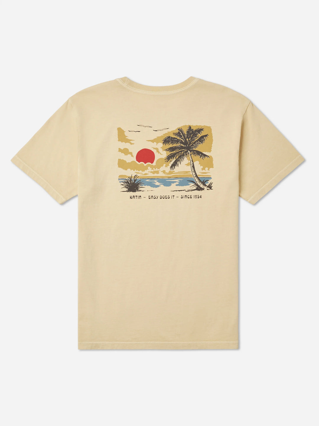 Katin Men's Bien Tee - Dusty Yellow Vintage - Sun Diego Boardshop