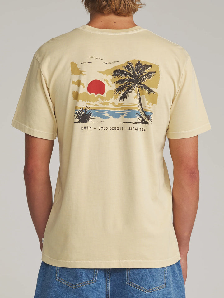 Katin Men's Bien Tee - Dusty Yellow Vintage - Sun Diego Boardshop