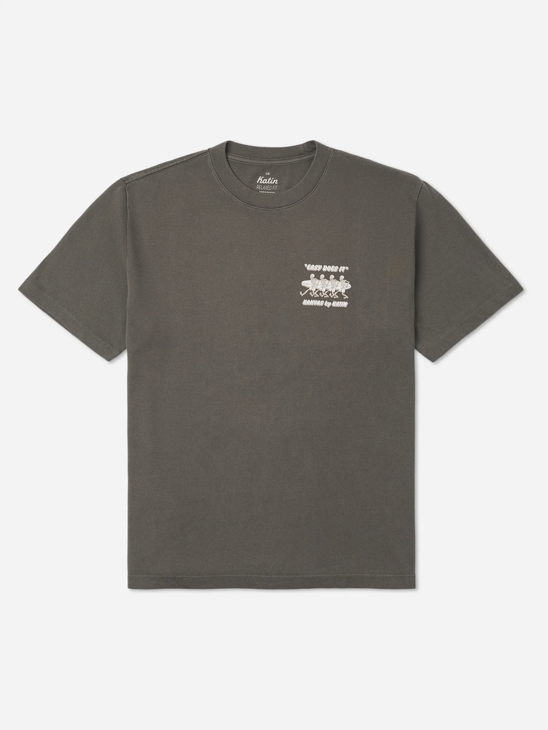 Katin Men's Bones Box Fit Tee - Lead Vintage Wash - Sun Diego Boardshop