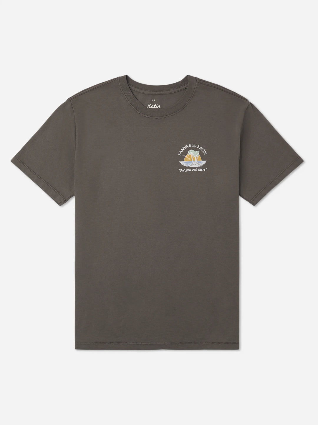 Katin Men's Salina Tee - Lead Vintage Wash - Sun Diego Boardshop