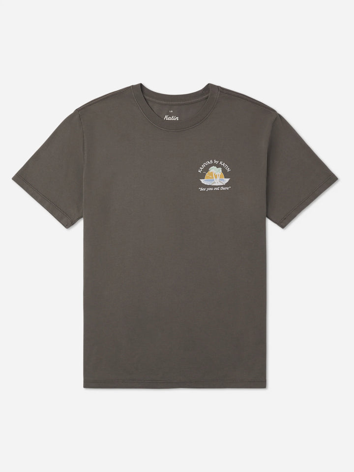 Katin Men's Salina Tee - Lead Vintage Wash - Sun Diego Boardshop