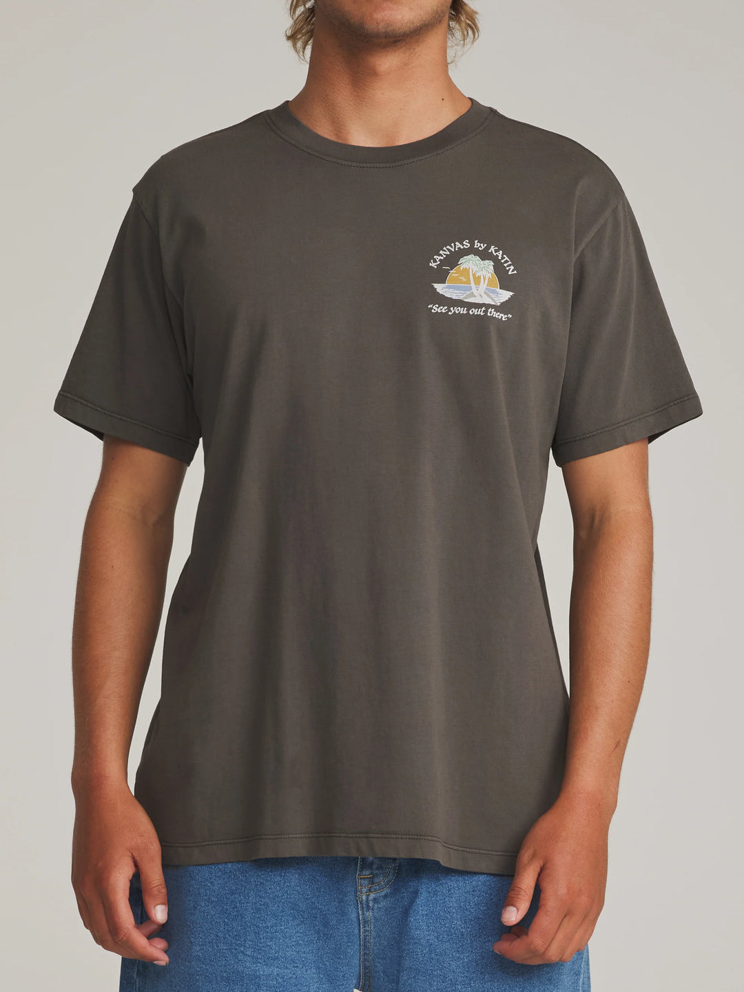 Katin Men's Salina Tee - Lead Vintage Wash - Sun Diego Boardshop