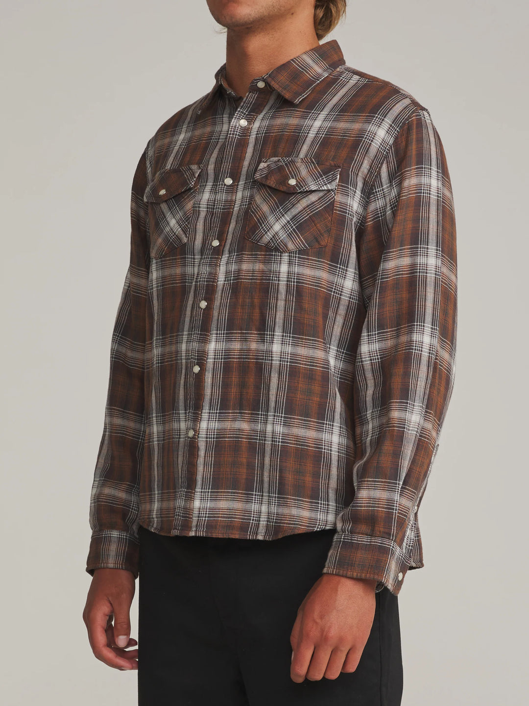 Katin Men's Darren Shirt - Brown - Sun Diego Boardshop