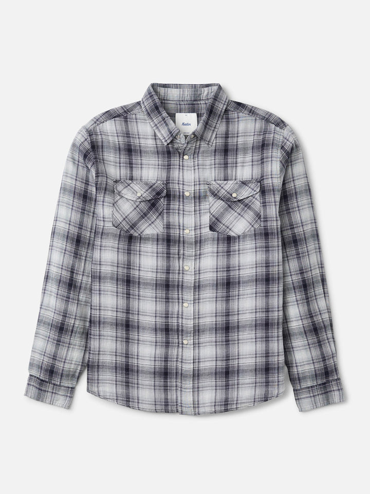 Katin Men's Darren Shirt - Washed Blue - Sun Diego Boardshop