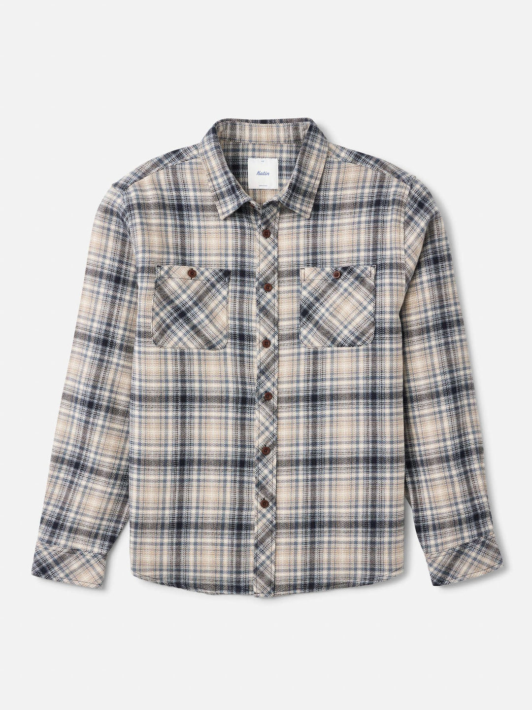 Katin Men's Sierra Flannel - Tempest Blue - Sun Diego Boardshop