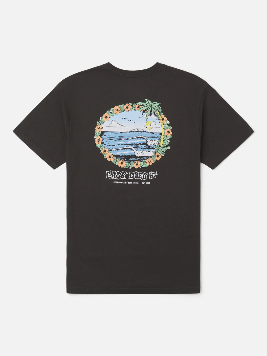 Katin Men's Barra Tee - Black Wash - Sun Diego Boardshop