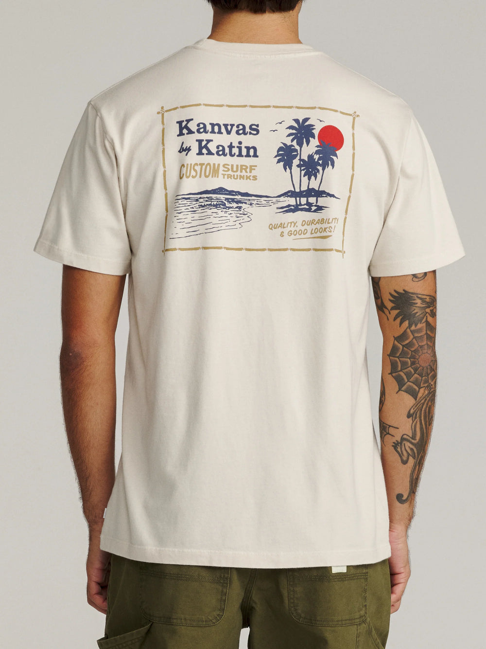 Katin Men's Kai Tee - Vintage White - Sun Diego Boardshop