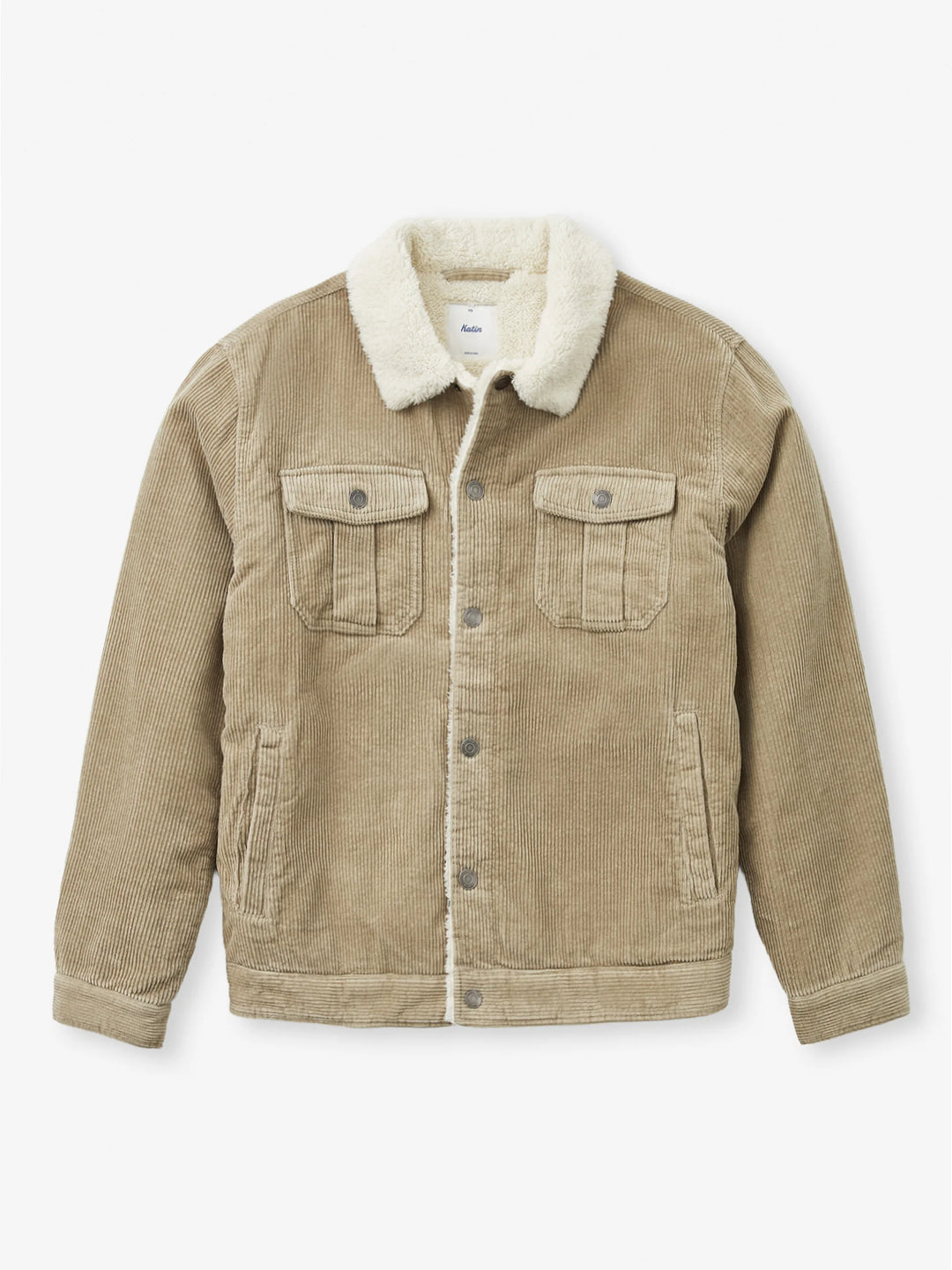 Katin Men's Harris Corduroy Jacket - Aluminum - Sun Diego Boardshop