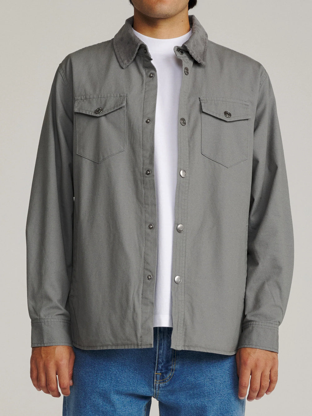 Katin Men's Campbell Shirt Jacket - Graphite - Sun Diego Boardshop
