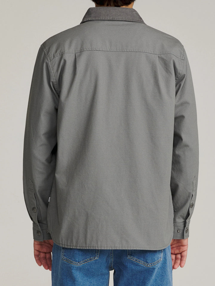 Katin Men's Campbell Shirt Jacket - Graphite - Sun Diego Boardshop