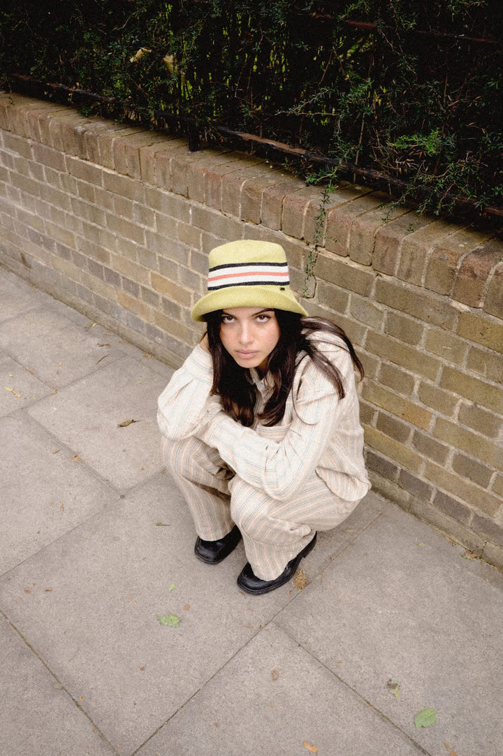 Brixton Women's Wayne Shirt - Sand Stripe - Sun Diego Boardshop