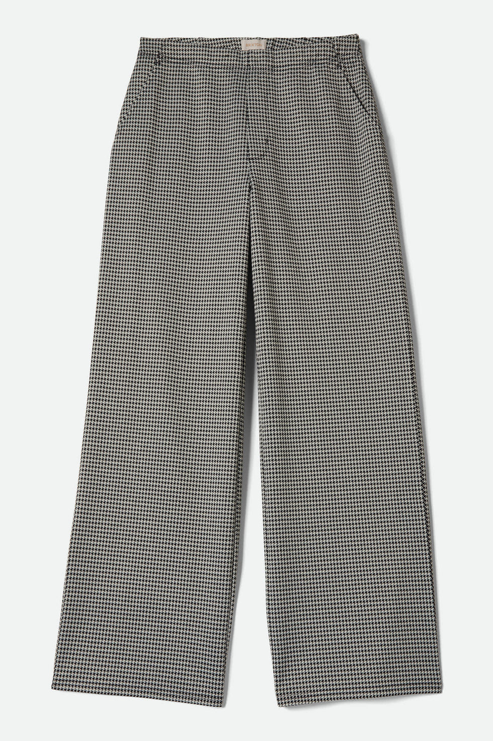 Brixton Houndstooth Leisure Trouser Pant - Winter White/Black - Sun Diego Boardshop