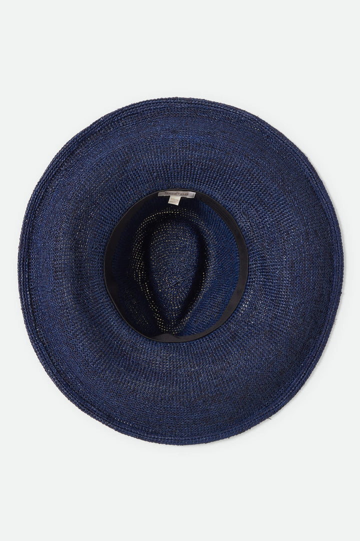 Brixton Women's Helena Straw Sun Hat - Midnight Blue - Sun Diego Boardshop