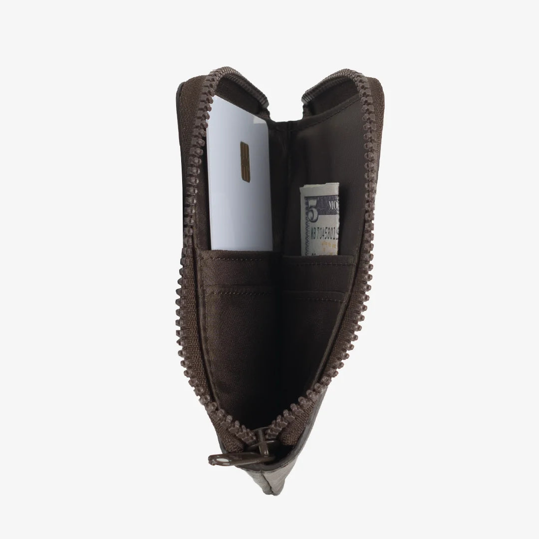 Thread Leather Zip Wallet - Chocolate - Sun Diego Boardshop
