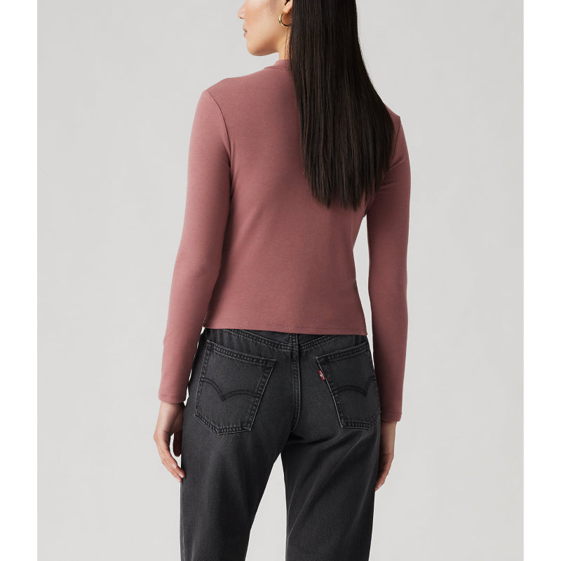 Levi's Effortless Long Sleeve Top - PLUM PERFECT - Sun Diego Boardshop
