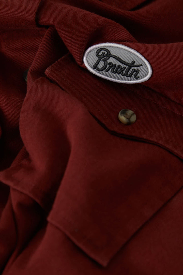 Brixton Women's Mechanics Shirt - Dark Brick - Sun Diego Boardshop