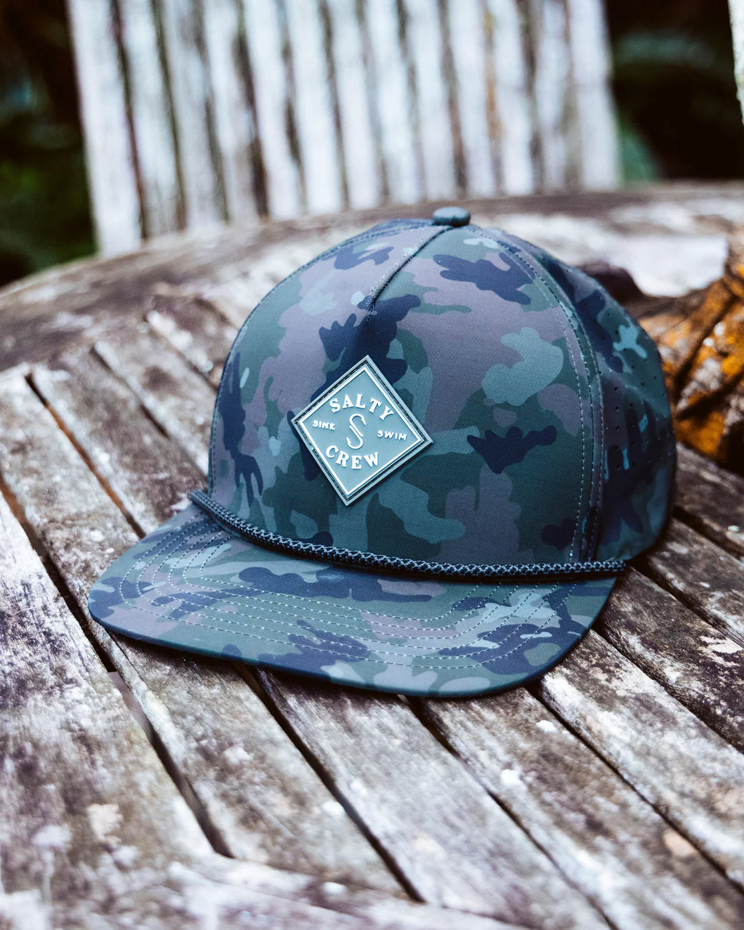 Salty Crew Long Range Snapback - Camo - Sun Diego Boardshop