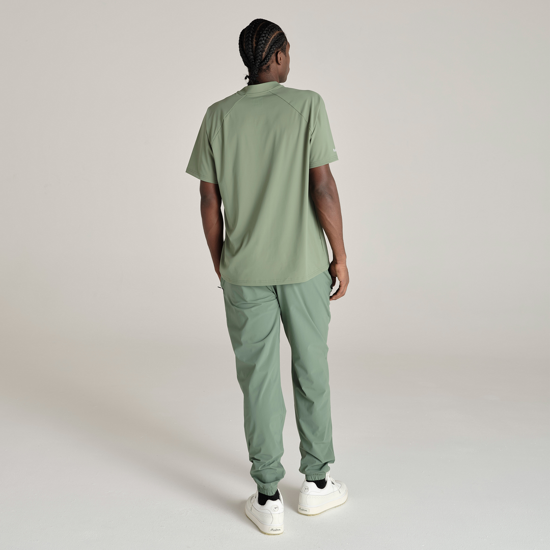 Malbon Golf Performance Nylon Tech Pant - FOREST - Sun Diego Boardshop