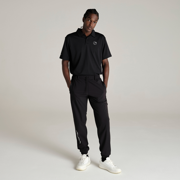 Malbon Golf Performance Nylon Tech Pant - BLACK - Sun Diego Boardshop