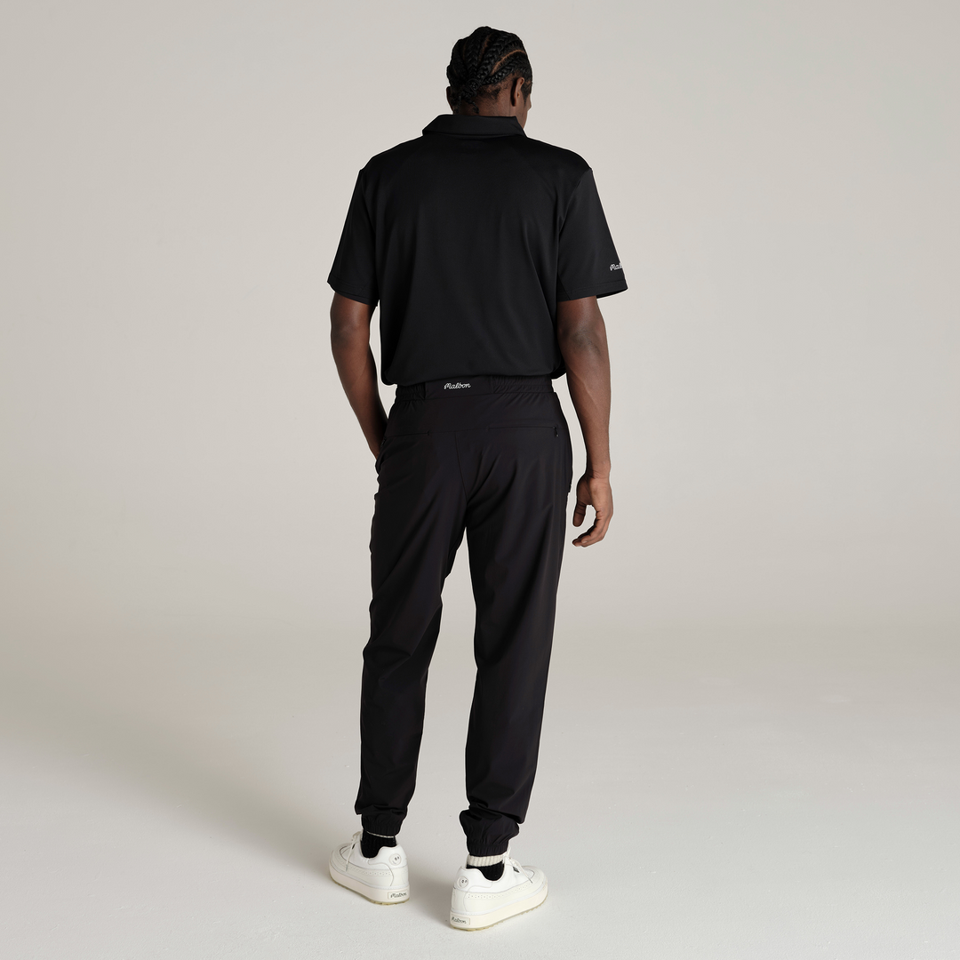 Malbon Golf Performance Nylon Tech Pant - BLACK - Sun Diego Boardshop