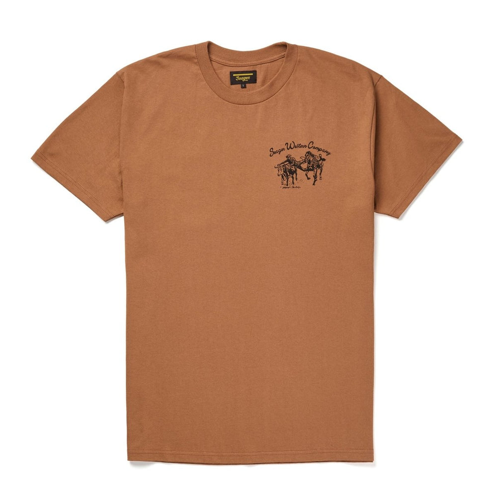 Seager Los Rios Tee - BROWN - Sun Diego Boardshop