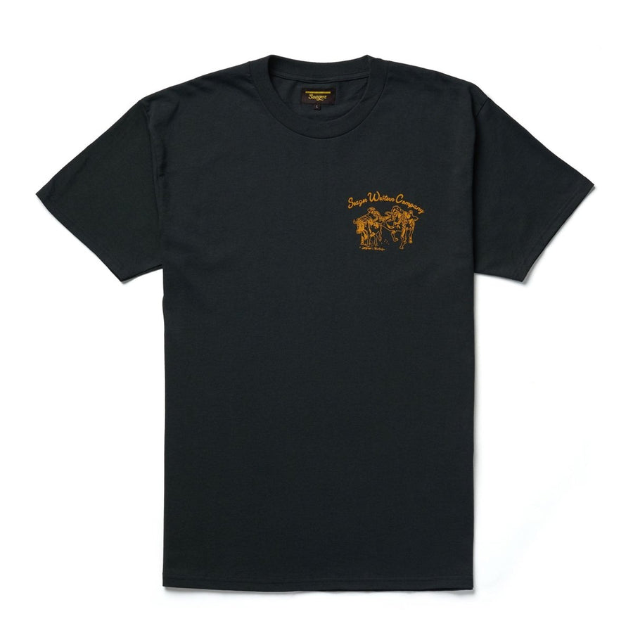 Seager Los Rios Tee - Vintage Black - Sun Diego Boardshop