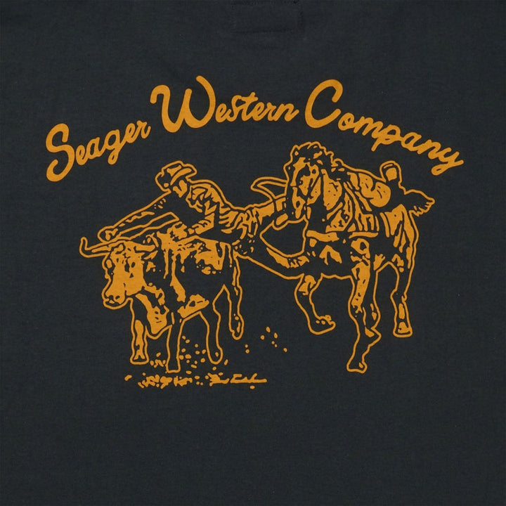 Seager Los Rios Tee - Vintage Black - Sun Diego Boardshop