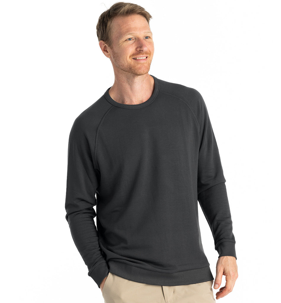 Free Fly Men's Bamboo Lightweight Fleece Hoodie: Sandstone