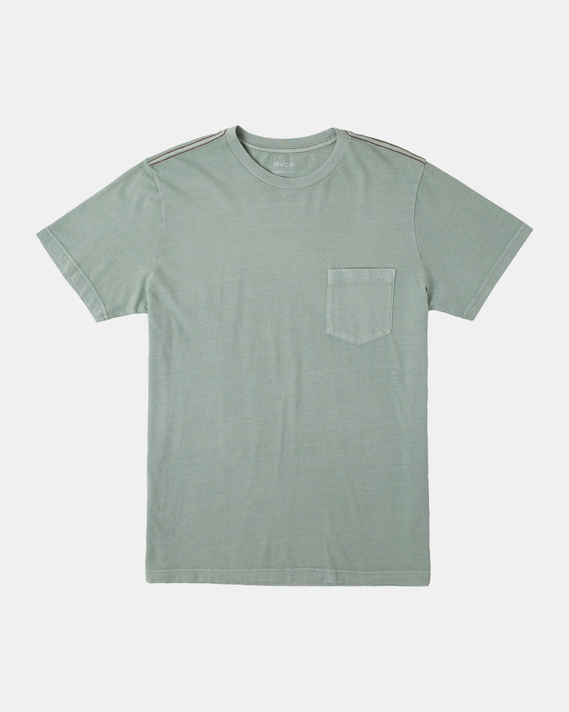 RVCA PTC II PIGMENT TEE - GREEN HAZE - Sun Diego Boardshop