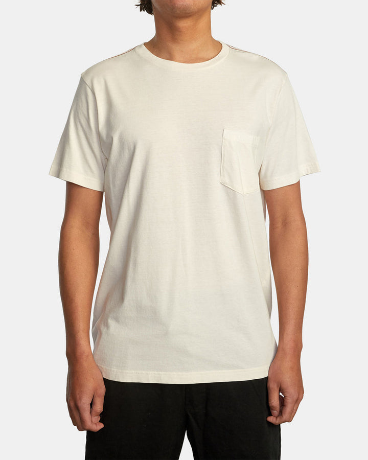 RVCA PTC II PIGMENT TEE - NATURAL - Sun Diego Boardshop