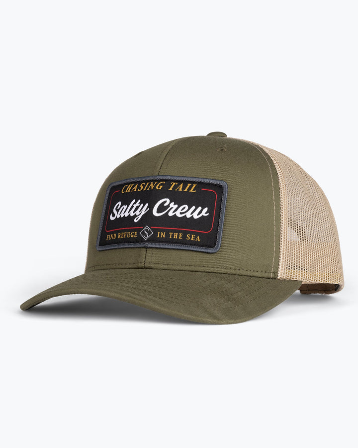 Salty Crew Marina Moss/Khaki Retro Trucker - MOSS/KHAKI - Sun Diego Boardshop