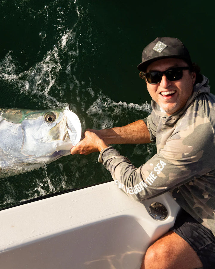 Salty Crew Mariner Lite UV Hoodie - Green Camo - Sun Diego Boardshop