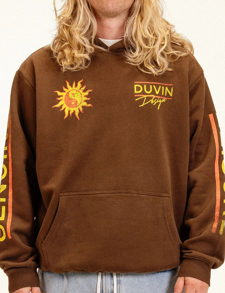 Duvin Men's Sailfish Hoodie - Brown - Sun Diego Boardshop
