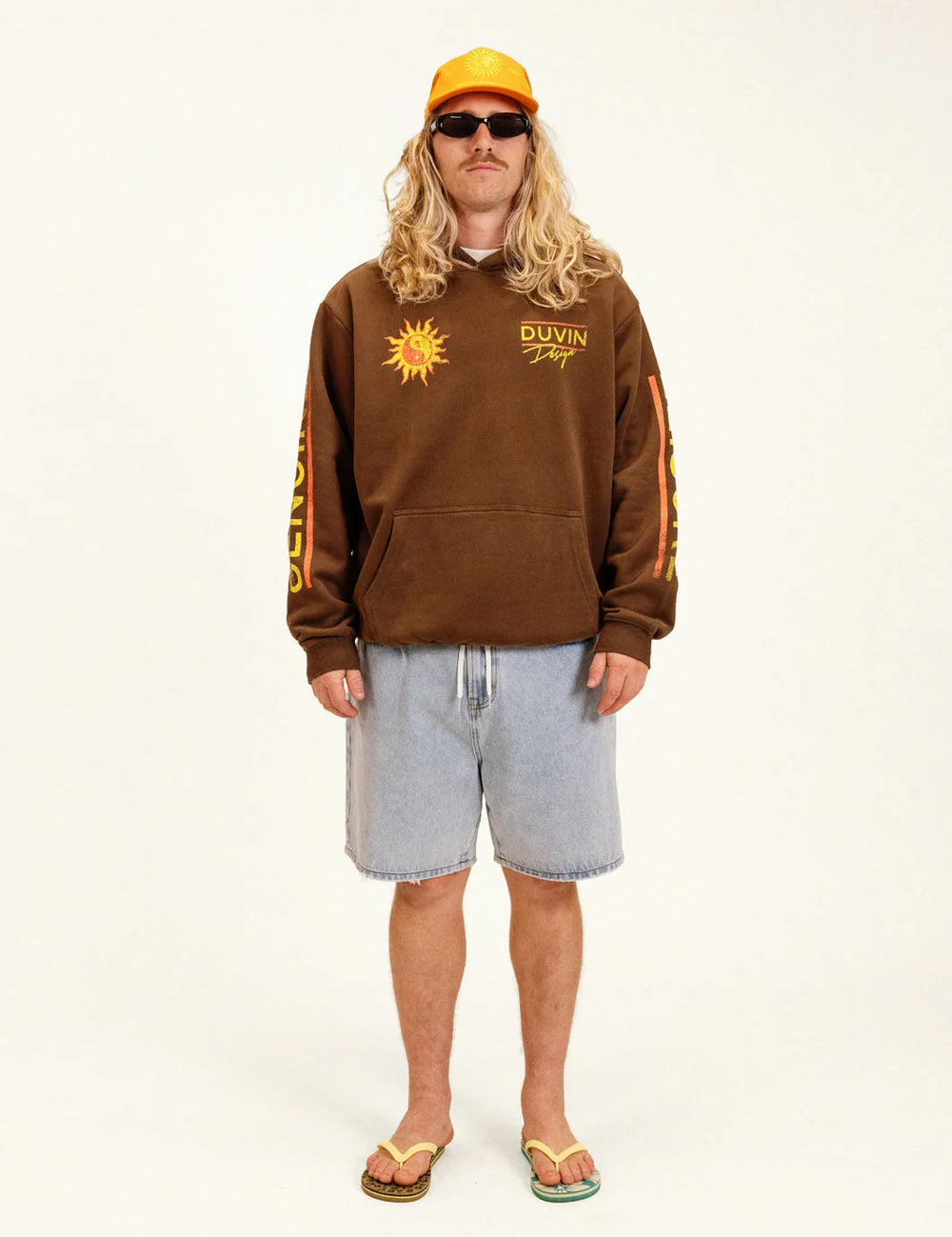 Duvin Men's Sailfish Hoodie - Brown - Sun Diego Boardshop
