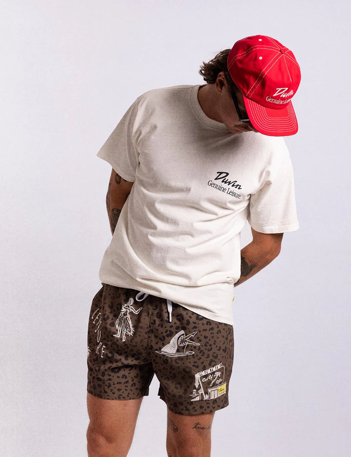 Duvin Men's Club Swim Short - Brown - Sun Diego Boardshop
