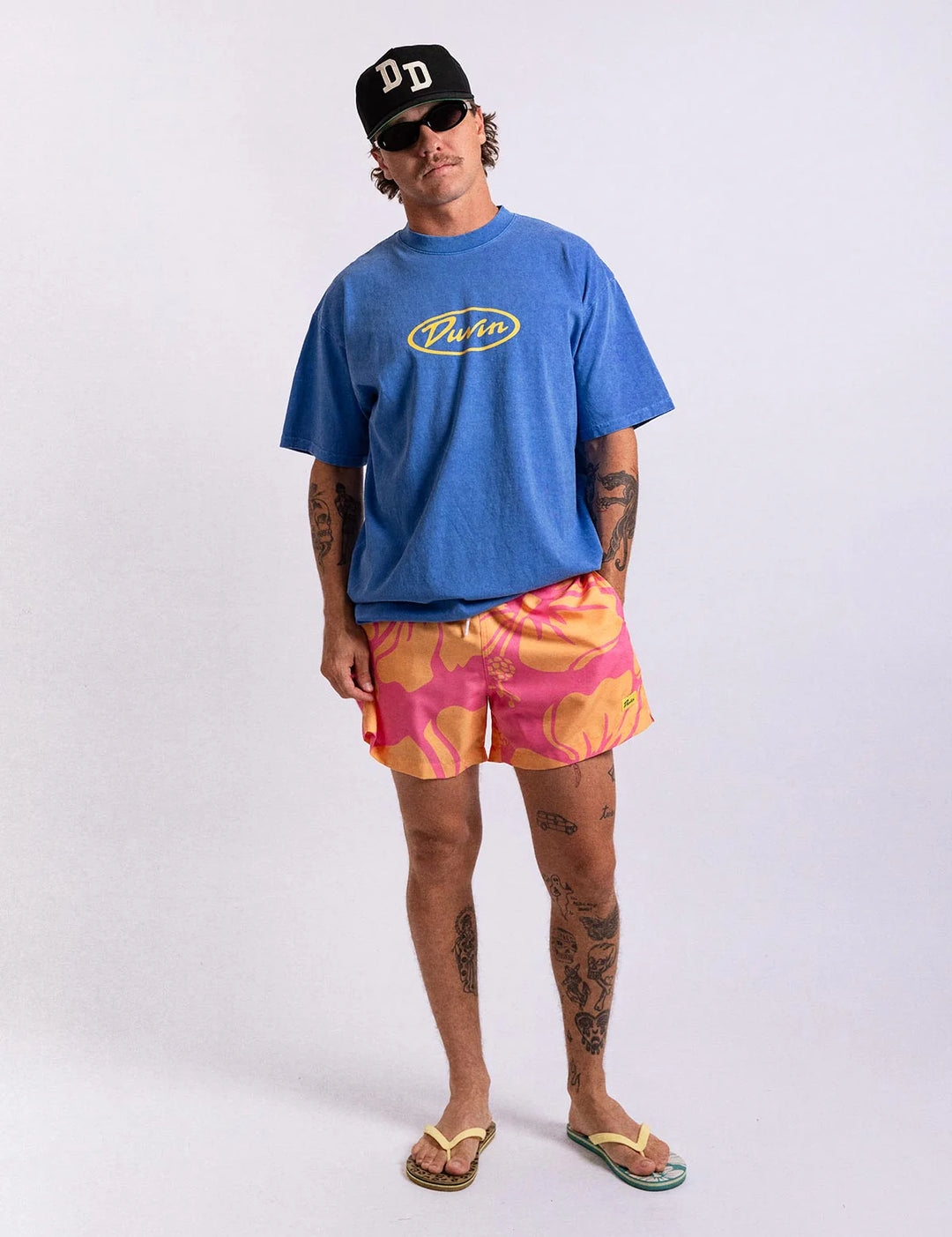 Duvin Men's Paradise Swim Short - Pink - Sun Diego Boardshop
