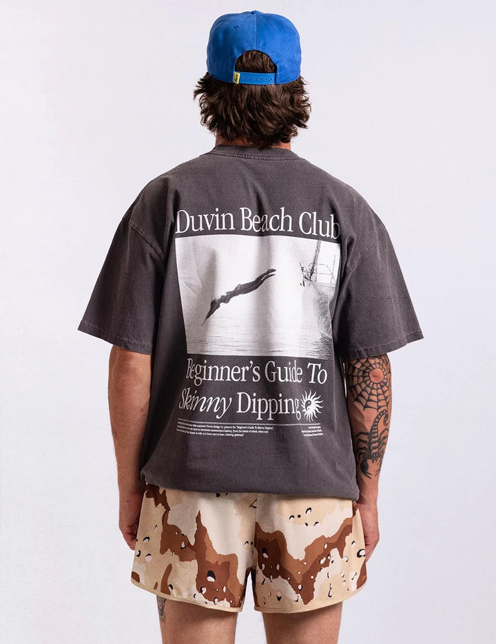 Duvin Men's Skinny Dippin Tee - Black - Sun Diego Boardshop
