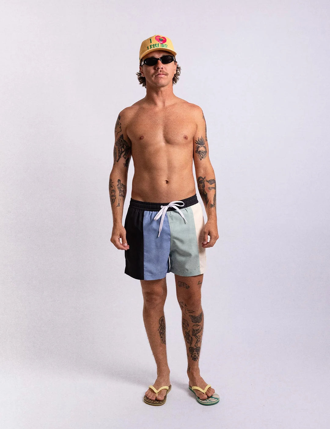 Duvin Men's Panels Swim Short - Blue - Sun Diego Boardshop
