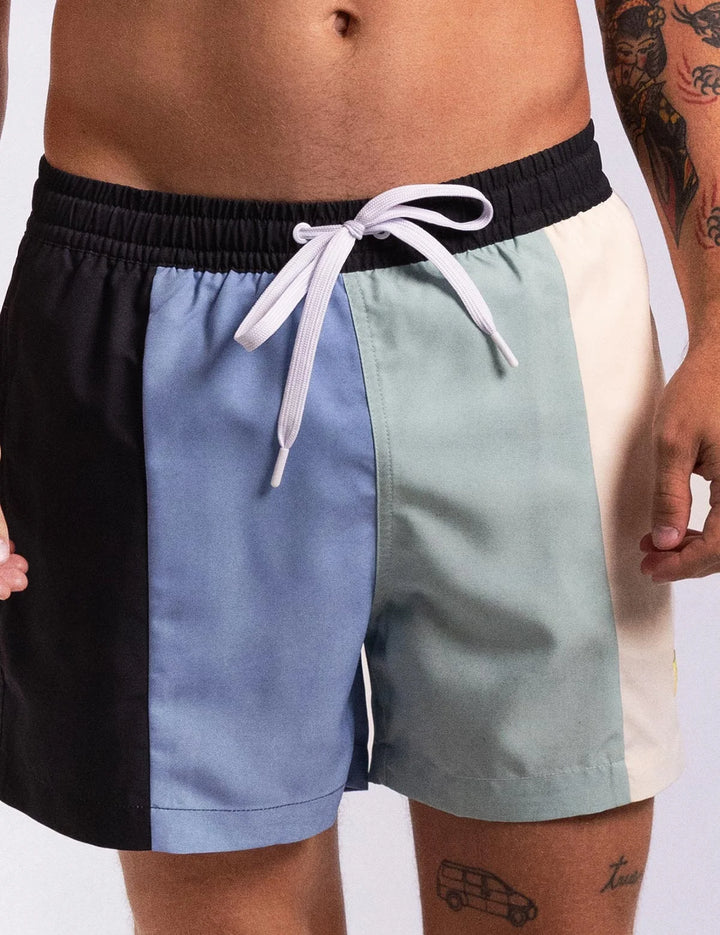 Duvin Men's Panels Swim Short - Blue - Sun Diego Boardshop