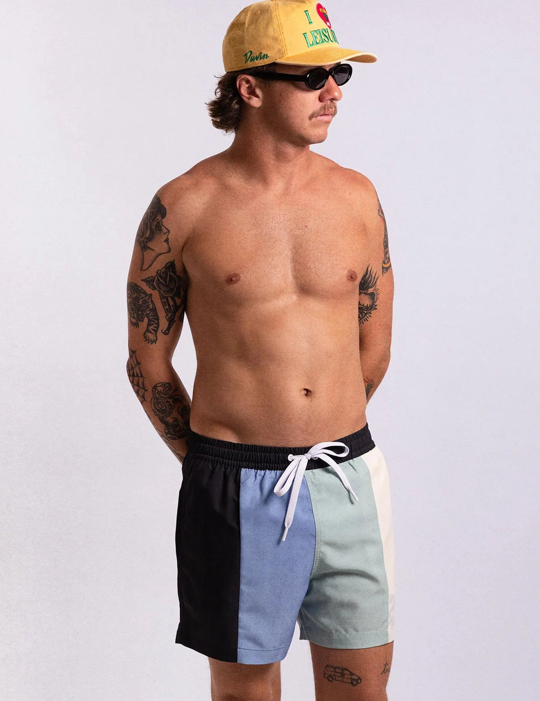Duvin Men's Panels Swim Short - Blue - Sun Diego Boardshop