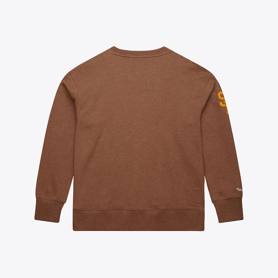 Mitchell & Ness Tony Gwynn Legends Vintage Fleece Sweatshirt - Brown - Sun Diego Boardshop