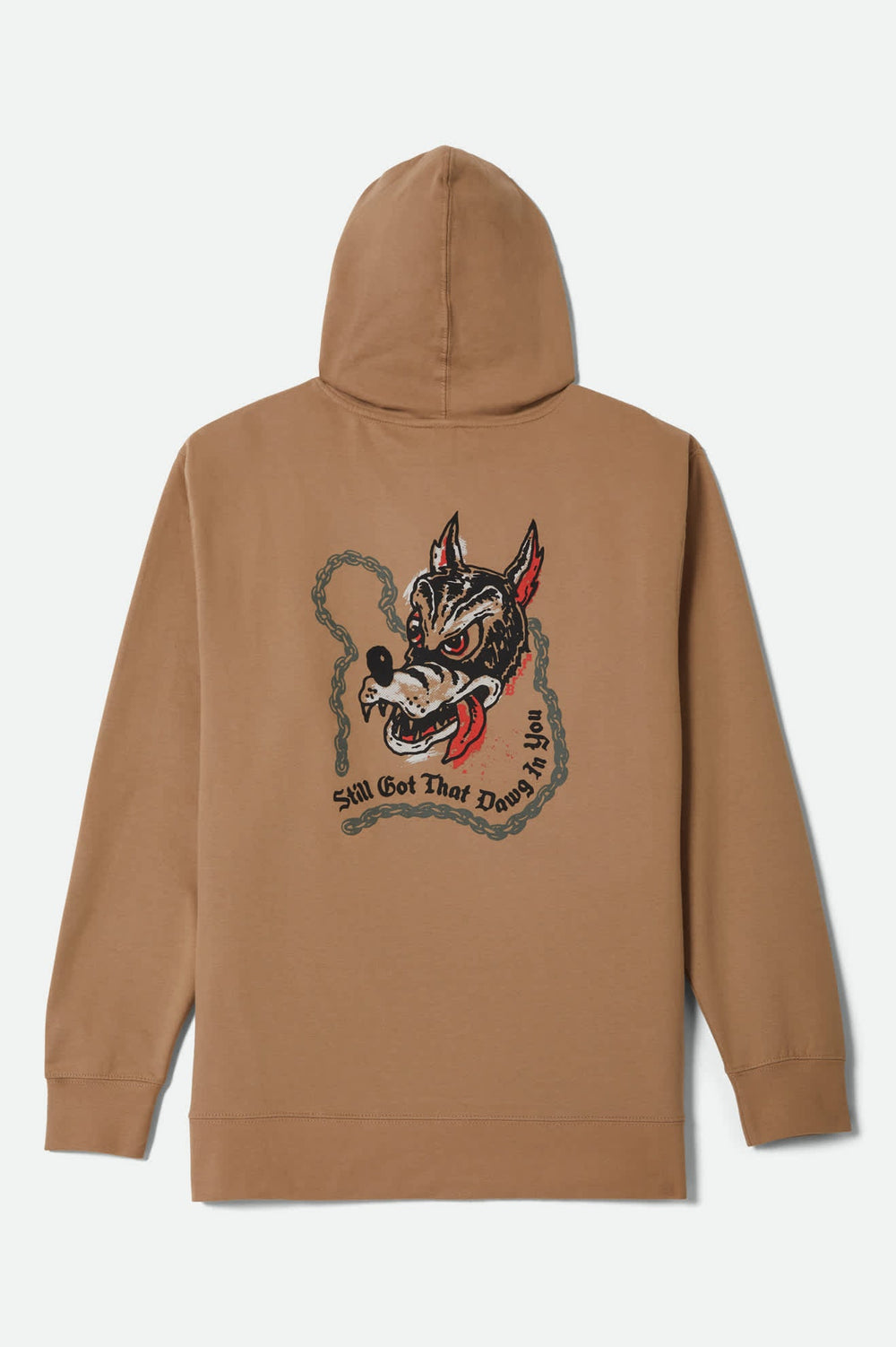 Brixton Men's Dawg Hoodie - Sandstone - Sun Diego Boardshop