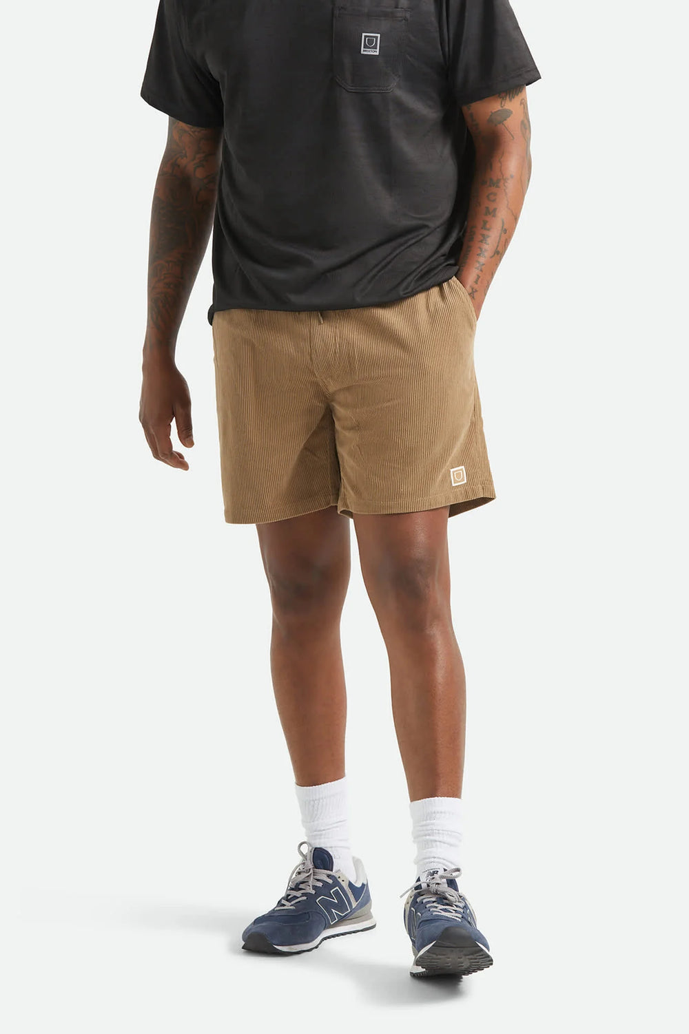 Brixton Everyday Corduroy Short - Vintage Khaki - Sun Diego Boardshop