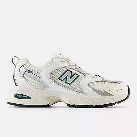 New Balance 530 - SEA SALT/WHITE/MARSH GREEN/SILVER - Sun Diego Boardshop